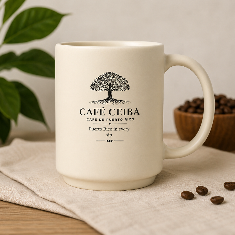 Café Ceiba Heritage Mug – Beige Collection